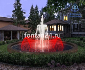 Уличный фонтан "Корона" ø=7,5 м