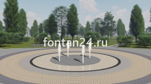 Фонтан для города "Ария" ø=3 м