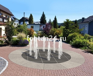 Уличный фонтан "Колесо Фортуны плюс" ø=4 м