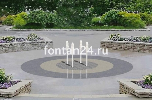 Пешеходный фонтанный комплект "Квартет" ø=2 м Пешеходный фонтанный комплект "Квартет" ø=2 м