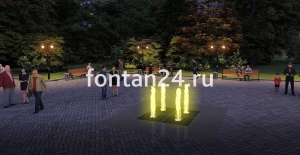 Фонтан для города "Кубик-Рубик малый" 2x2 м